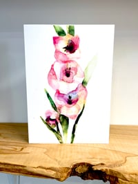 Gladiolus Greeting Card