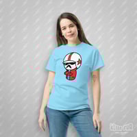 Image 3 of STUNT DOUBLE - BLUE - T-SHIRT
