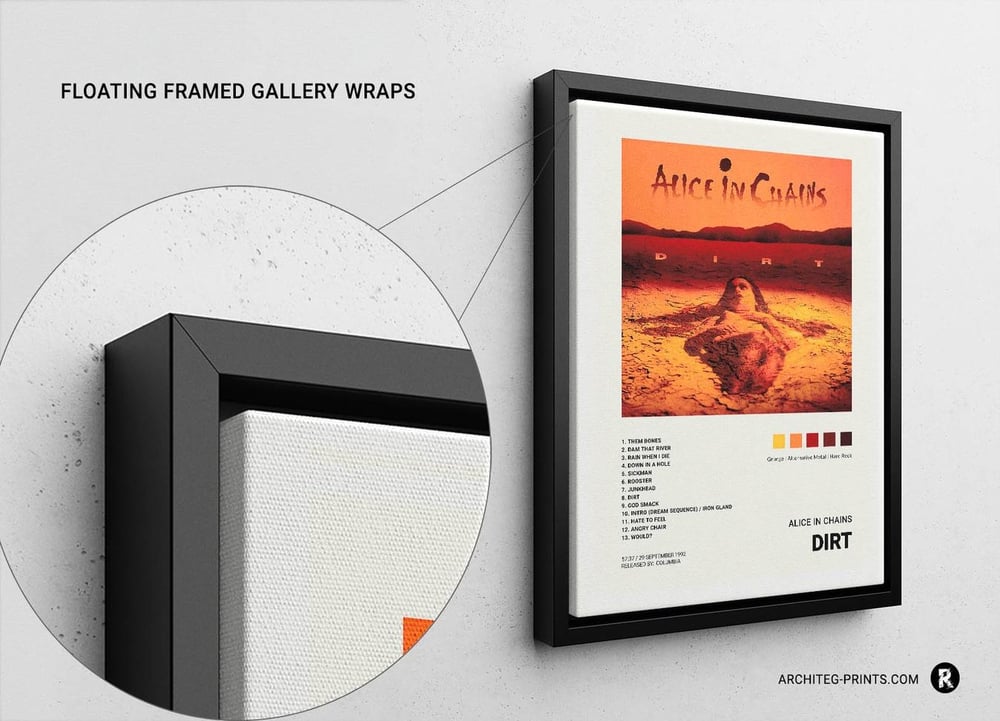 Alice in Chains - Dirt Music Album Poster