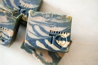 Image 3 of Black Orange Plant-based Soap, Tiger Stipe Exotic Etherial Vegan Bar | Scent: Sandalwood + Cedar 