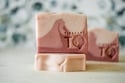 Pink Layered Gradient Flower Spring Fresh Clean Floral Vegan Soap Bar| Scent: Honeysuckle + Jasmine 