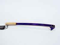 Image 7 of Handcrafted Mini Wooden Back Scratcher, Spectraply Wood Dark Knight with Maple Accent, Unique Gift