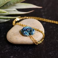 Bluegreen Crab Necklace