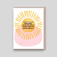 Image 1 of Pretty bloody shit without you, Greetings Card