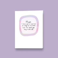 Image 2 of Mothers Day, Loved You My Whole Life, Greetings Card