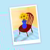Image 2 of Sunny side up,  Sunflower Print