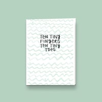 Image 2 of Ten Tiny Fingers, Ten Tiny Toes, Greetings Card