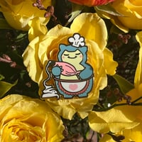 Image 1 of Snorlox Enamel Pin 