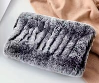 Image 5 of Rabbit Fur Neck Scarf