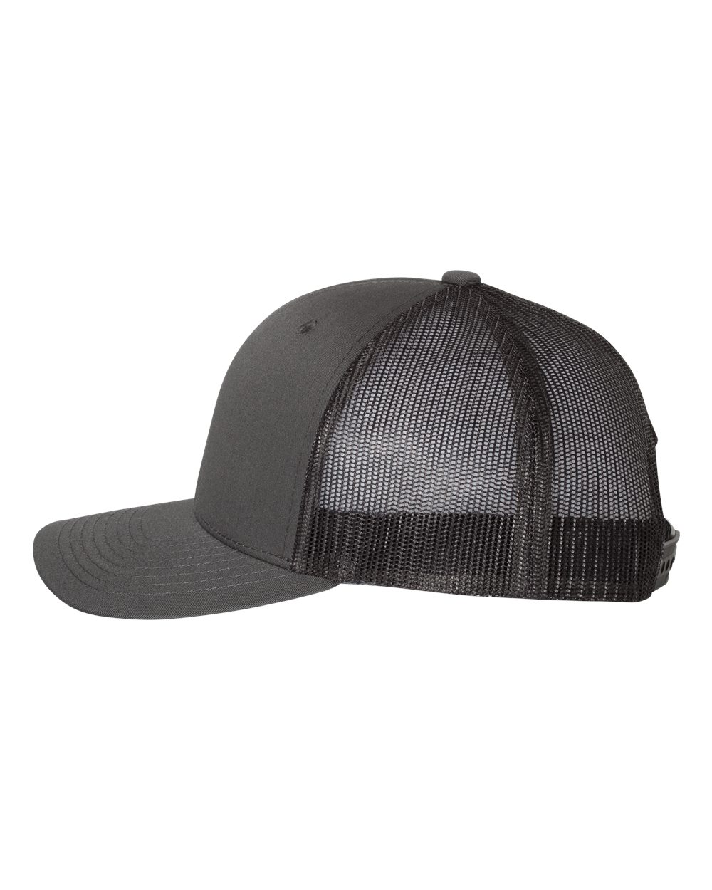 Mud Ducks Hat - Retro Charcoal and black snapback trucker hat