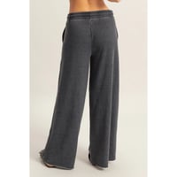 Image 7 of High Rise Wide Leg Drawstring Pants