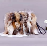 Image 3 of Classy Fox Fur Shoulder Bag