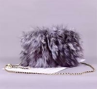 Image 4 of Classy Fox Fur Shoulder Bag