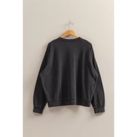 Image 5 of Drop Shoulders Relaxed Crew Neck Sweatshirt