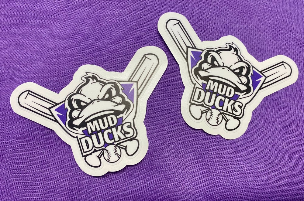 Mud Ducks logo sticker