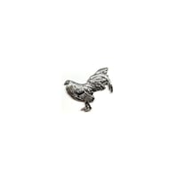 Silver Rooster (Left) pin