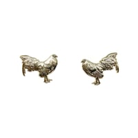 Gold Roosters pin set