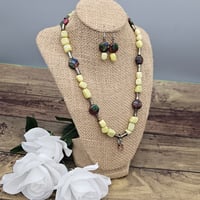 Image 1 of Cactus Necklace and Earring Set