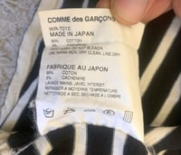 Image 7 of Junya Watanabe man Comme Des Garcons knit striped shirt 2016, size S