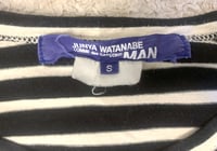 Image 3 of Junya Watanabe man Comme Des Garcons knit striped shirt 2016, size S