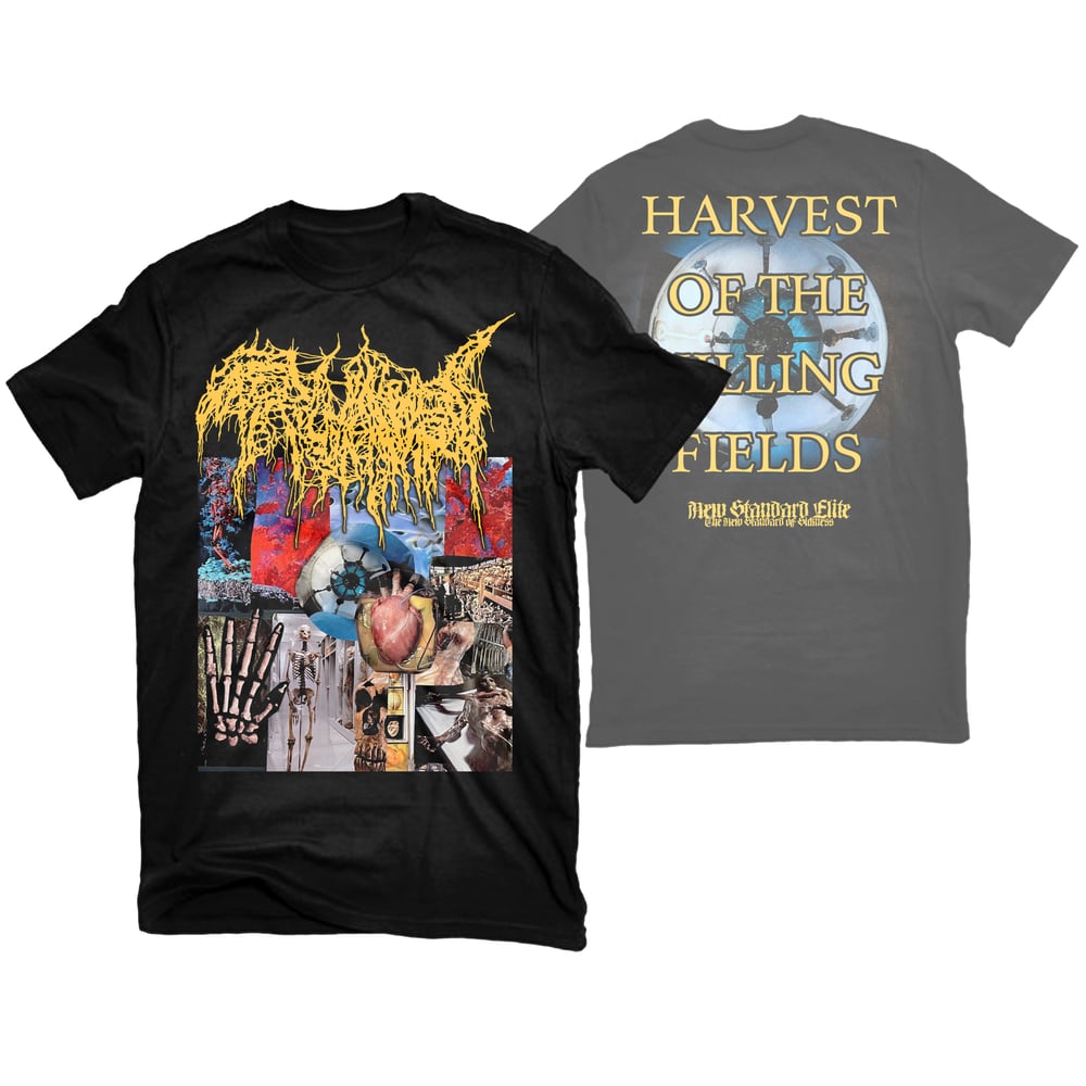 Image of TRICHOMONIASIS "HARVEST OF THE KILLING FIELDS" T-SHIRT
