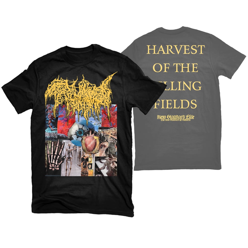 Image of TRICHOMONIASIS "HARVEST OF THE KILLING FIELDS" T-SHIRT 1