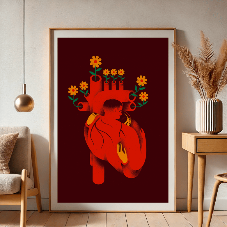 Image of 'Hug of Love' Giclée Print