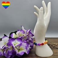 Image 1 of Rainbow Pride Bracelet 