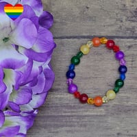 Image 3 of Rainbow Pride Bracelet 