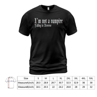 I'm not a vampire T-shirt