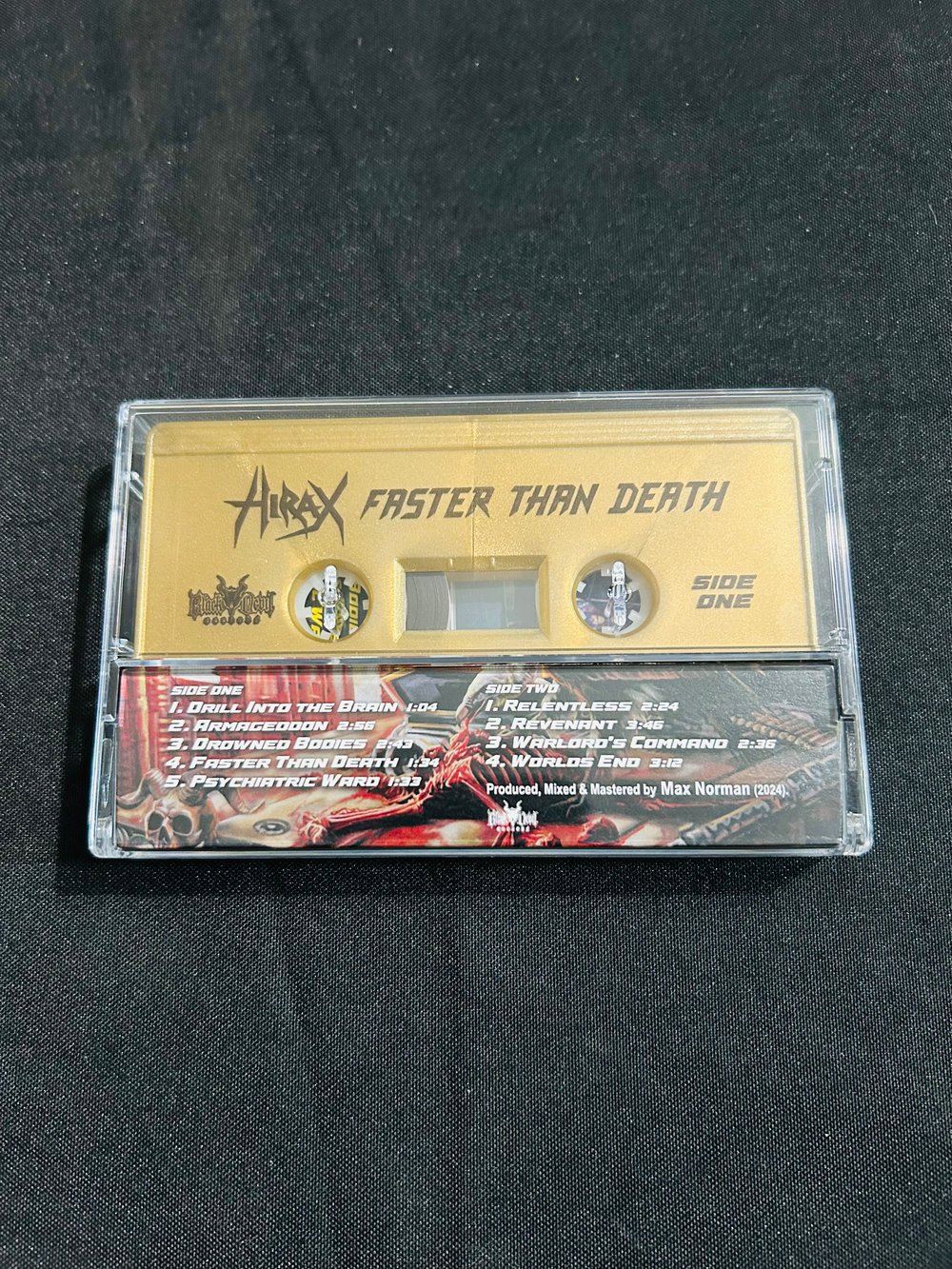 HIRAX Faster Than Death cassette tape