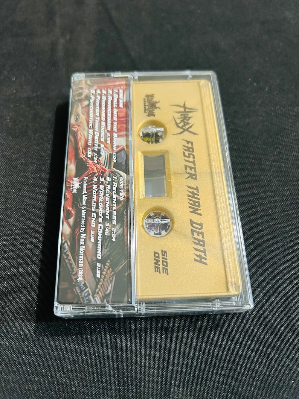 HIRAX Faster Than Death cassette tape