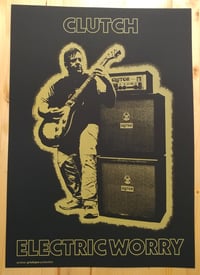 Image 2 of "ELECTRIC WORRY" SCREENED POSTER