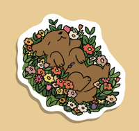 In The Flowers Sticker