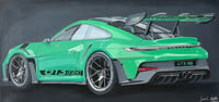 Image 2 of Porsche 911 (992) GT3 RS Original Canvas Painting
