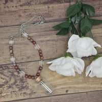 Image 3 of Purple Aventurine Dreamcatcher Charm Jar Necklace