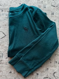 Image 1 of A&F Dark Green Long Sleeve 