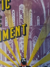 Image 2 of "SONIC COUNSELOR" SCREENED POSTER (PURPLE)