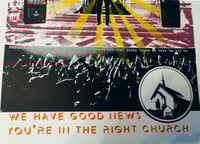 Image 3 of "SONIC COUNSELOR" SCREENED POSTER (PURPLE)