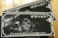 Image 3 of "WHAT WOULD A WOOKIE DO?" SCREENED MINI POSTER