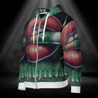 Image 4 of  Zip Hoodie une cigarette à la bouche