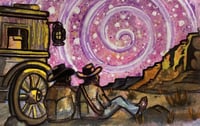 Image 3 of “Cosmic Trail,” Matte Print 12x16 (Ltd.)