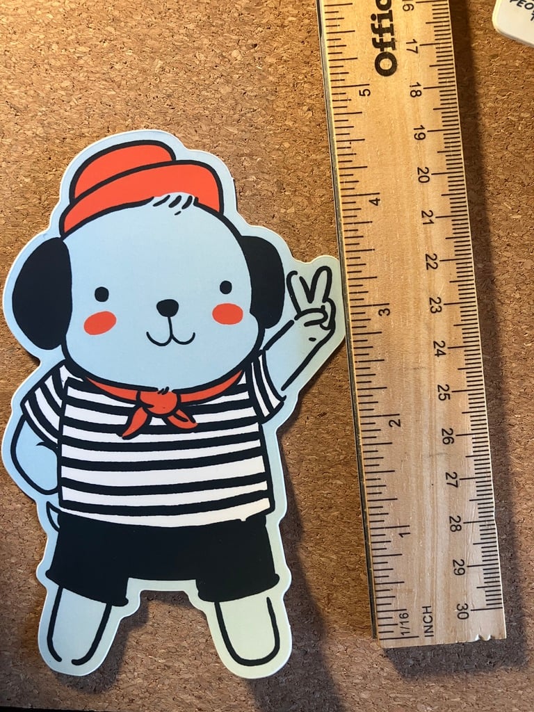 Image of Sailor Dog sticker