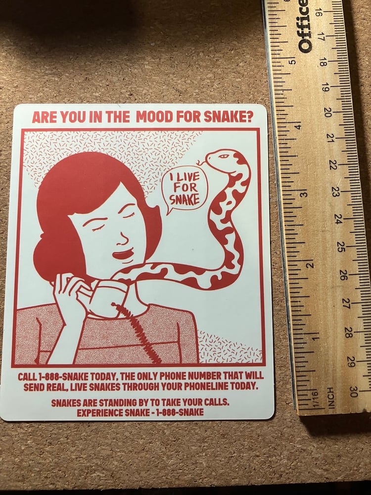 Image of Snake Hotline sticker