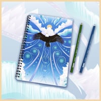 Image 1 of Spiral Notebook - Eagle Rising - Blank page journal