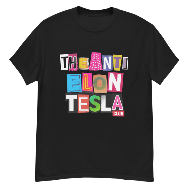 Anti-Elon Tesla Club T-Shirt