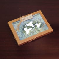 Image 3 of Box Set of six 6x4" Greeting Cards - "Trillium Woods"