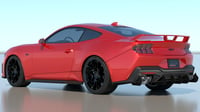 Image 7 of 2024+ Ford  Mustang GT HDPE Rear Diffuser V1 and EcoBoost Quad Active Exhaust