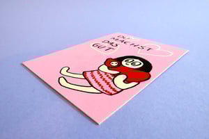 Postkarte: Du machst das gut