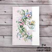 Happy Birthday - Wildflowers Wreath